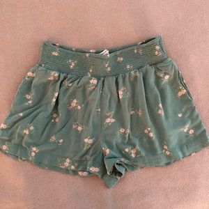 American Eagle pull-on printed floral shorts, sz M